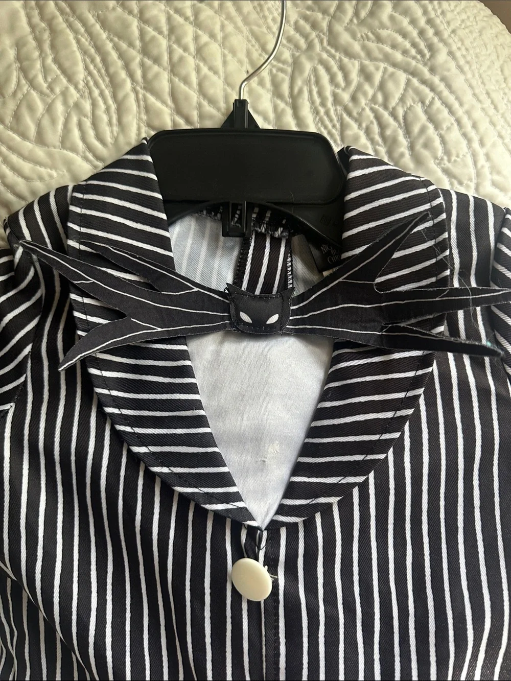 Disney Jack Skellington-Inspired Black & White Pinstripe Costume 5T
